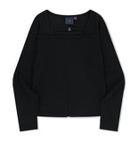 SQUARE NECK RIBBED TOP