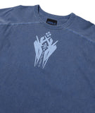 Cross Symbol Washed Raglan T-Shirt