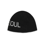 Logo knit beanie