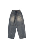 Snap Catbrush Wide Banding Denim