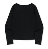 SQUARE NECK RIBBED TOP