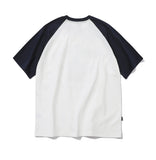 Marine Wave Raglan Short Sleeve Tee