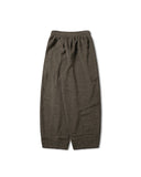 Deep Tuck Herringbone Balloon Pants