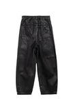Coated Damage Black Denim