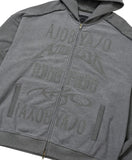[PBA] Total Logo Applique Zip-Up Hoodie