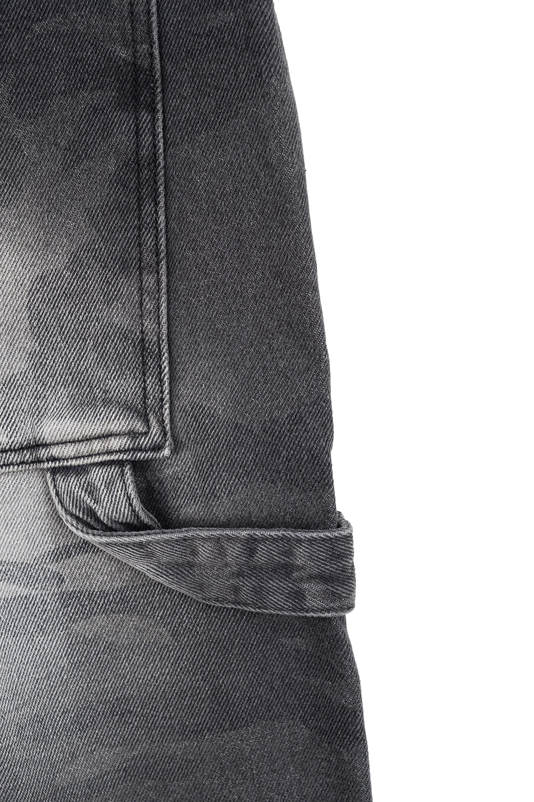 【oan】Lunius Washing Denim Half Pants oan (オアン) - ルニウスウォッシュ加工デニムハーフパンツ