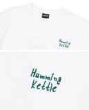 Humming Kettle Embroidery CROP Short Sleeve Tee