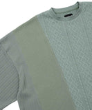 Knit Mixed Wide Top