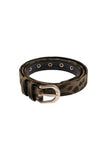 Vedic Eyelet Leopard Belt