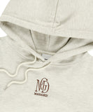 MGD SERIF LOGO CROP HOODIE