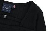 SQUARE NECK RIBBED TOP