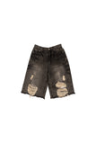 Rough Damage Bermuda Pants