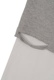 Diela Layered Hood Long Sleeve T-Shirt