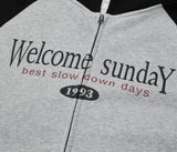 Vintage Raglan Hood Zip-Up
