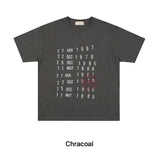 Time crop short-sleeve t-shirt