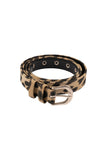 Vedic Eyelet Leopard Belt