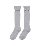 Shirring knee socks