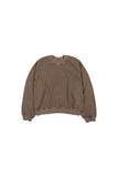 Vintage Washing Crop Sweatshirt