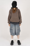 Laya Cargo Bermuda Denim