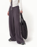 Belt Wide Sweat Pants