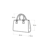 Dangling buckle shoulder bag