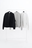 Eyelet Fleece Hooded Zip Up
