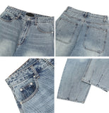Minen cut wide denim pants