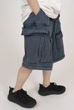 Kenny Zipper Cargo Denim Pants