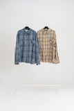 Neble Biowashing Check Shirt