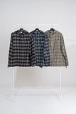 Kio Blended Check Hooded Shirt