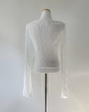 Ener Lace Frill Cardigan