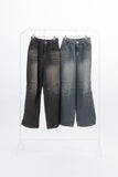 Risity Knee-Cut Curved Denim