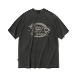 Cheese Bunny Raglan Pigment Short Sleeve Tee