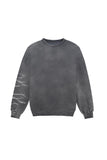 Wave sleeve sweatshirt