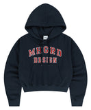 MHGRD APPLIQUE CROP HOODIE