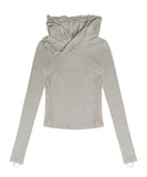 Muffler Hoodie Long Sleeve