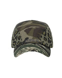 Pattern Mixed Cap