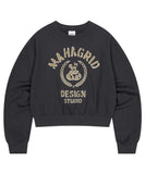 VINTAGE COLLEGE CROP SWEATSHIRT