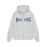 APPLIQUE ZIP UP HOODIE