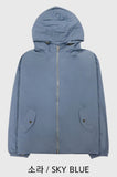 Spring hooded bar piece side banding wind jacket