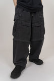 Kenny Zipper Cargo Denim Pants