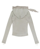 Muffler Hoodie Long Sleeve