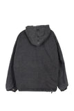 Poche denim hooded jacket