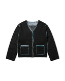 Reversible Gradation Wool Cardigan