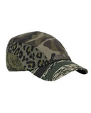 Pattern Mixed Cap