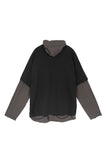 Diela Layered Hood Long Sleeve T-Shirt