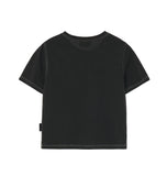 Reverse Stitch Crop T-shirt