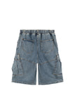 Laya Cargo Bermuda Denim