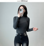 Turtleneck Collar Long Sleeve