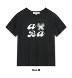 AubeA ABA Star Ribbon Half T-shirt